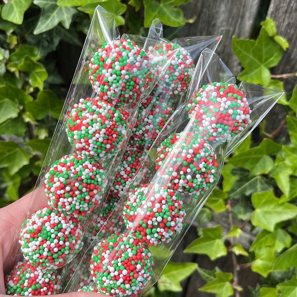 Christmas Funfetti Truffles