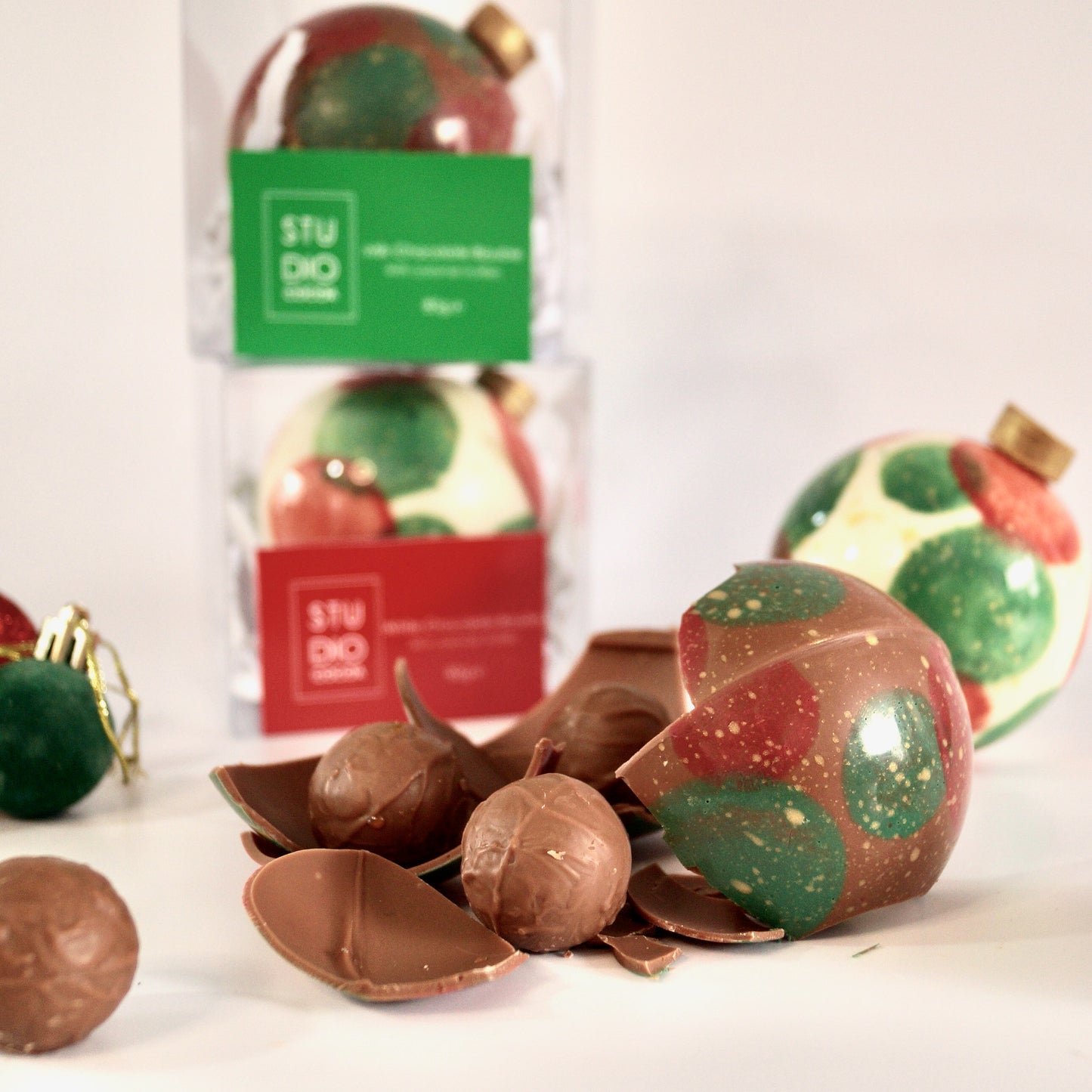 White Chocolate Truffle Bauble