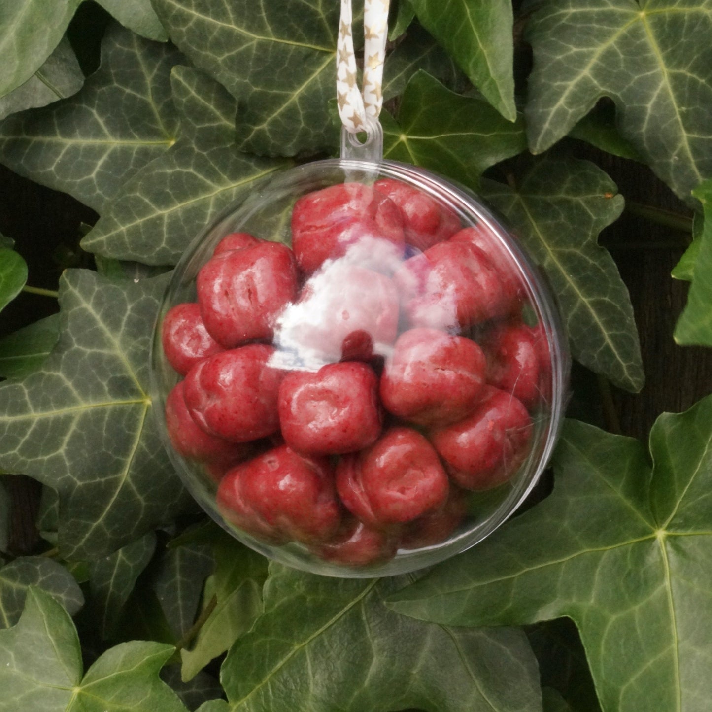 Ruby Nougat Dragées Bauble