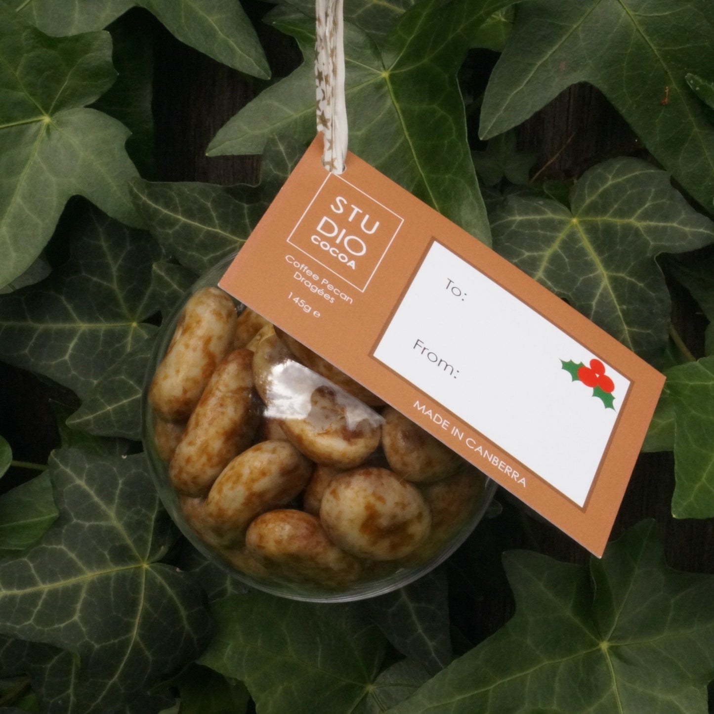 Coffee Pecan Dragées Bauble