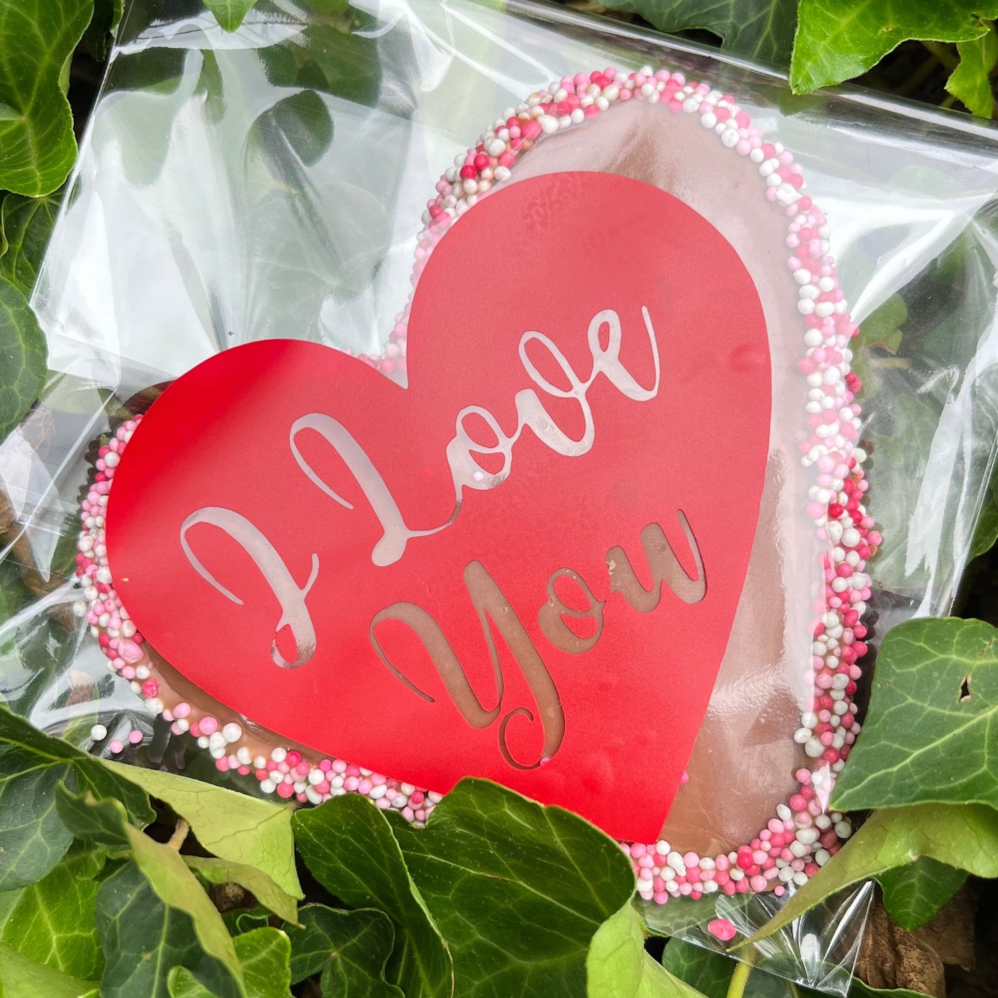 Chocolate Freckle Conversation Hearts