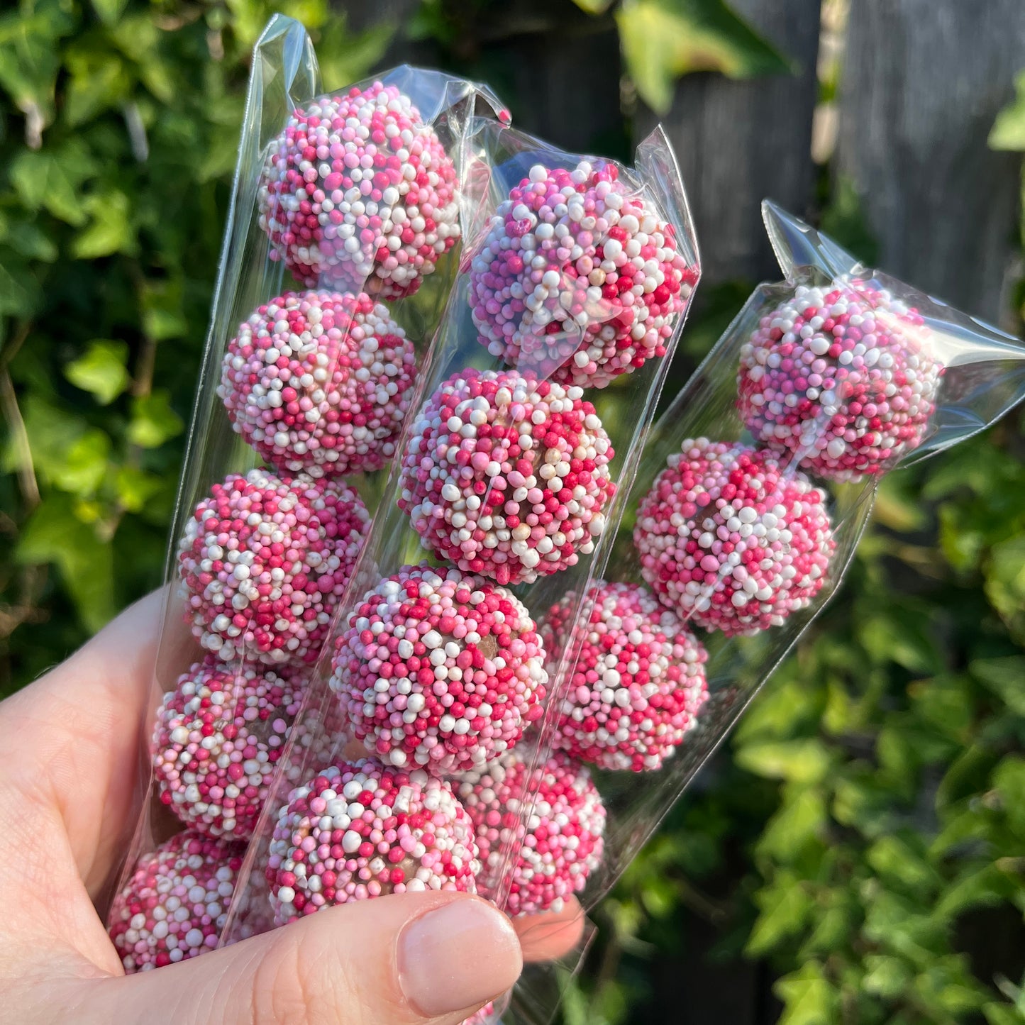 Valentine's Funfetti Truffles